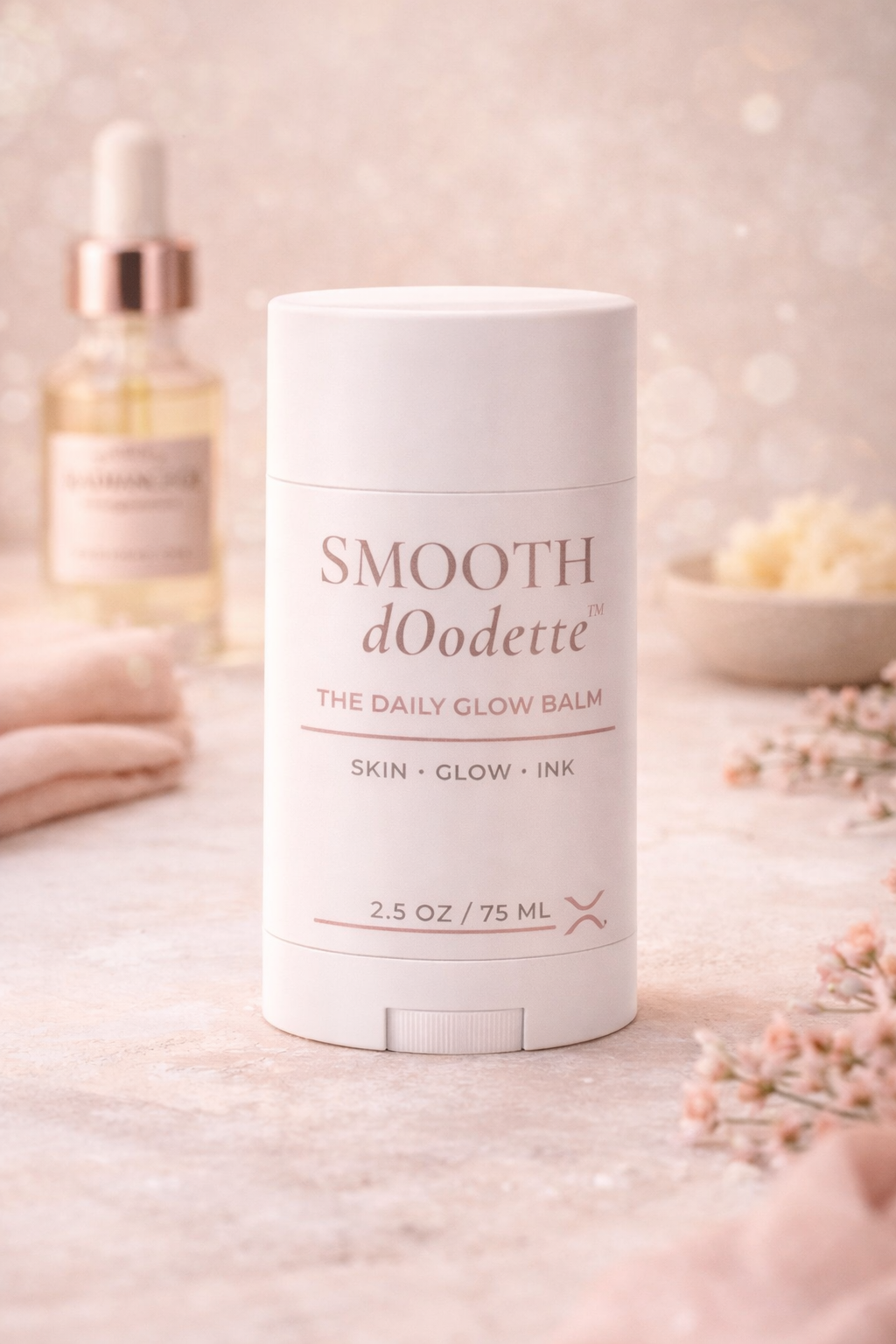 DoodSmooth Radiance multipurpose balm in premium small-batch packaging
